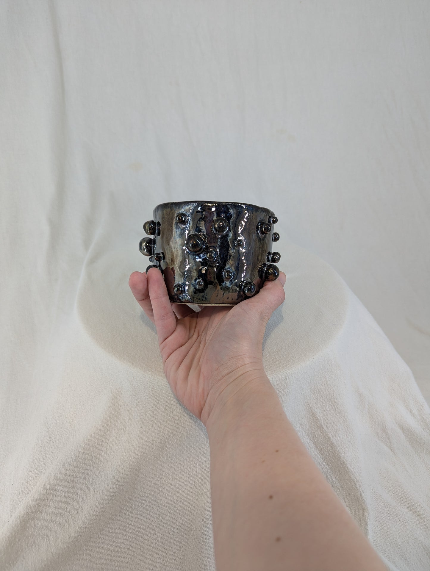 Hematite Bubble Pot
