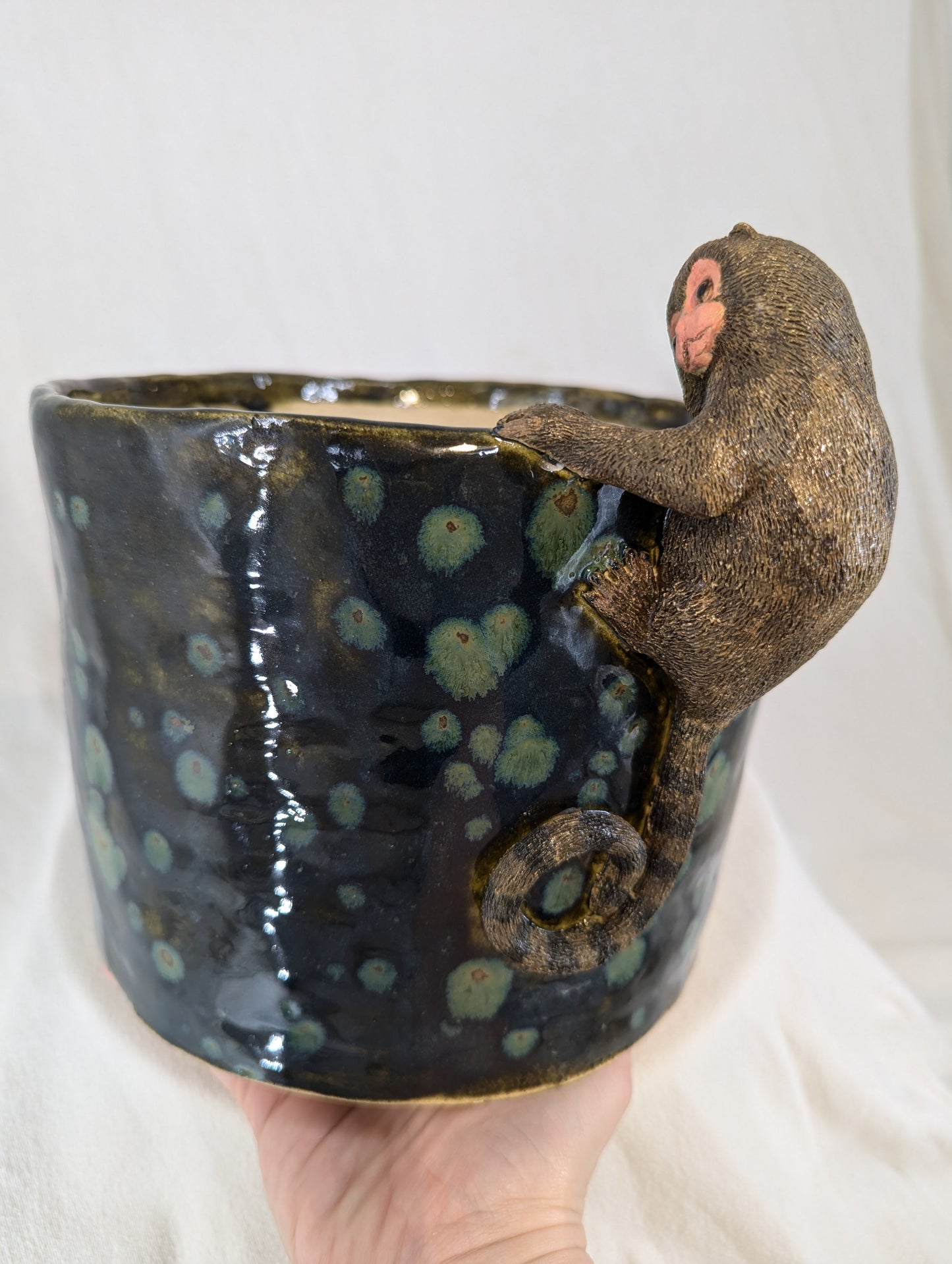 Peeking Marmoset Pot